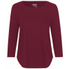 Neutral Dámske tričko s 3/4 rukávom NE81006 Bordeaux XL