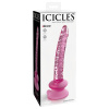 Icicles No. 86 Penis Glass Dildo Pink