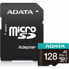 ADATA V30S/micro SDXC/128GB/UHS-I U3 / Class 10/+ Adaptér