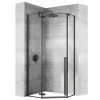 Sprchovací kút DIAMOND BLACK čierny 90x90 REA