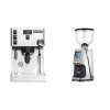 Rancilio Silvia PRO X + Eureka Atom Specialty 65, chrome