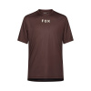 Pánský cyklo dres Fox Ranger Ss Jersey Wordmark XL Cocoa