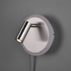 Trio Lighting Nástenná LED lampa Jordan, 2 zdroje, niklová farba - 229210207