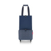 skladacia taška na kolieskach reisenthel foldabletrolley herringbone dark blue
