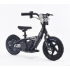 Detské elektrické odrážadlo RIRIBIKE RTX3 24V (12”), čierne, Lítiová batéria, 100W motor, Kotúčová brzda, Nastaviteľné mäkké PU sedadlo
