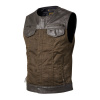 Motocyklová vesta Roland Sands Temple 74 Dark Brown/Ranger 3XL