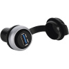 Zásuvka USB 3.0 zásuvka, vstavateľná 490112 490112 Lütze Množstvo: 1 ks; 490112