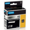 páska DYMO 18485 PROFI D1 RHINO Black On Metallic Permanent Polyester Tape (9mm) (S0718170)