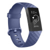 BStrap Silicone Diamond Large remienok na Fitbit Charge 3 / 4, dark blue SFI008C16