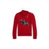 Polo Ralph Lauren Detský bavlnený sveter Polo Ralph Lauren 313978874001 červená 144-154