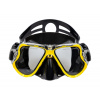 Šnorchlovací set 3 v 1, ŽLUTÝ, S/M, ploutve 36-41, maska, šnorchl