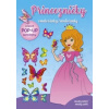 Princezničky – maľovanky modrý zošit (+ pop-up samolepky)