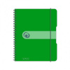 Blok poznámkový štvorčekový Herlitz Easy Orga A5 80 listov jablkovo zelený