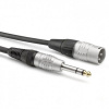 Sommer Cable HBP-XM6S-0090 audio káblový adaptér [1x XLR zástrčka 3pólová - 1x jack zástrčka 6,3 mm (mono)] 0.90 m čierna; HBP-XM6S-0090