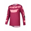 Dres RACER RIWAY, ALPINESTARS (tmavě červená/korálová, vel. L)