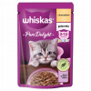 MOKRÉ KRMIVO PRE MAČKY WHISKAS JUNIOR SÁČOK 85G KURACIE MÄSO V ŽELÉ MAČKY