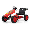 MILLY MALLY Detská šliapacia motokára Go-kart Rocket červená 60x59x123 červená