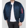 ALPHA INDUSTRIES MA-1 bunda modrá (rep.blue) ALPHA INDUSTRIES 01-0068