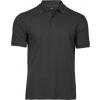 TEE JAYS STRECH DELUX TJ1405 / Pánska strečová polokošeľa - dark grey XXL