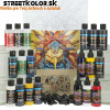 CreateX Art Studio Set ilustračných a candy O2 airbrush farieb 18 x 60 ml (Createx Gerald Mendez Art Studio Color Set)