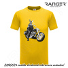 Tričko RANGER® - ZAJAC NA MOTORKE Žltá 3XL