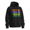 Sablio Mikina s potlačou ROBLOX farebný text - černá S