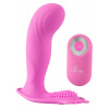 Sweet Smile G-Spot Panty – nabíjací pripínací vibrátor s diaľkovým ovládaním (ružový)