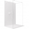 CERANO - Sprchová zástena Walk-in Onyx Duo Ľ/P - 8 mm - guľatá vzpera - biela matná, transparentné sklo - 120x200 cm