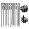 Bity Dlhé TORX 11ks 100mm Kľúč Sada 1/4 palca