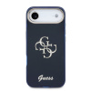 Guess IML 4G Script Metal Logo Zadní Kryt pro iPhone Air Blue