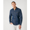 Pánská džínová košile Wrangler LS Western Denim Shirt W5F25K098 (112130116) Dark Stone Velikost: XXL