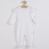 Dojčenský bavlnený overal PRACTICAL biely (dievča), od značky NEW BABY 86 (12-18m)