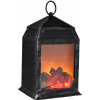 Lampáš, svietník - Ohnisko LED lampáš lampáš imitácia Fire čierna (Lampáš, svietník - Ohnisko LED lampáš lampáš imitácia Fire čierna)