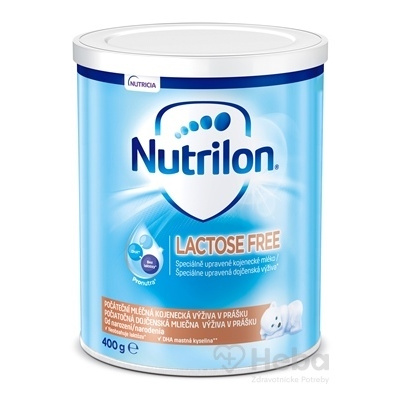 Nutrilon LACTOSE FREE mliečna výživa v prášku (od narodenia) (inov.2019) 1x400 g