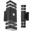 Záhradné nástenné svietidlo - Záhradná lampa na fasádu Lamp s pohybom a Dusk Sensor 2x GU10 svietidlo (Záhradná lampa na fasádu Lamp s pohybom a Dusk Sensor 2x GU10 svietidlo)