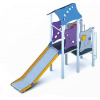 Playground System Herná zostava s nerezovou šmykľavkou CITY BASIC - 001