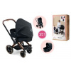 Kočárek Cybex Black 3 v1 pro panenky 36-42 cm