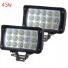 2ks PRACOVNÁ LAMPA LED HALOGEN REFLEKTOR 45W 12/24V 15LED