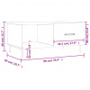 vidaXL Konferenčný stolík dub sonoma 90x50x40 cm kompozitné drevo - Hnedá - 118658-65332