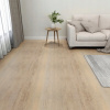 Samolepiace podlahové panely, 20 ks, PVC, 1,86 m², hnedé