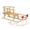 Súprava drevených saní AD324 D90 + opierka AD302 drevená + výplet AD300