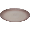 Plytký tanier 32 cm, hnedá/krémová