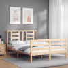 zahrada-XL Posteľný rám s čelom 120x200 cm masívne drevo 3194696