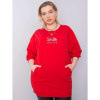 Dámska blúzka plus size MESSINA červená