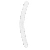 Realrock Oboustranné dildo 45 cm transparentní