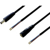BKL Electronic 075215 nízkonapäťový pripojovací kábel nizkonapäťová zásuvka, nízkonapäťová zástrčka - kábel, otvorený koniec 5.50 mm 2.10 mm 2.10 mm 2.50 m 1; 075215