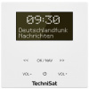 TechniSat DIGITRADIO UP 55, weiß rádio do zásuvky DAB plus , FM Bluetooth včetně reproduktoru, funkce alarmu bílá