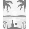 ZUTY Bodkovanie - ROMANTIKA POD PALMOU Rámovanie: vypnuté plátno na rám, Rozmer: 80x100 cm