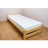 Zvýšená postel z masívu Halle + rošt ZADARMO - viac rozmerov