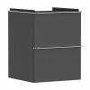 Hansgrohe Xelu Q skrinka 48x49.5x60.5 cm závesná kúpeľňová skrinka pod umývadlo sivá-chrómová 54020000